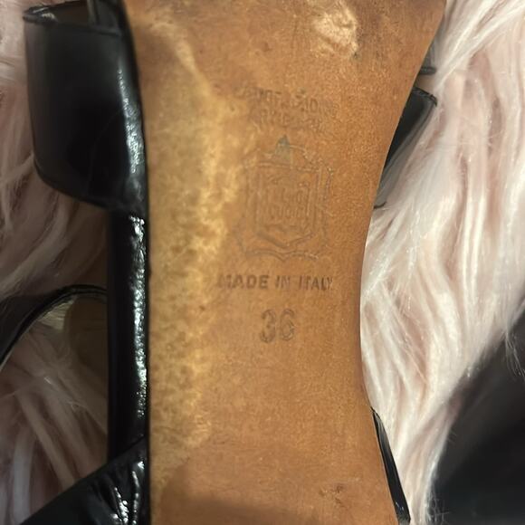 🎉 Manolo Blahnik classy black low heeled pointed shoes! Sz 36 - Picture 4 of 7